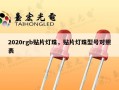 2020rgb贴片灯珠，贴片灯珠型号对照表