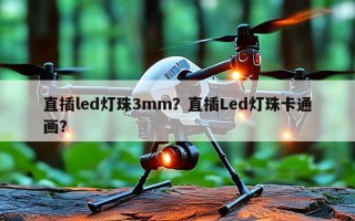 直插led灯珠3mm？直插Led灯珠卡通画？