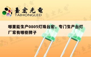 哪里能生产0805灯珠台宏，专门生产台灯厂家有哪些牌子