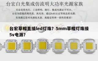 台宏草帽直插led灯珠？5mm草帽灯珠接5v电源？