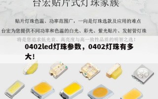 0402led灯珠参数，0402灯珠有多大！