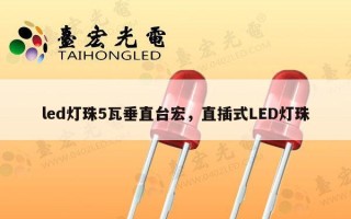 led灯珠5瓦垂直台宏，直插式LED灯珠