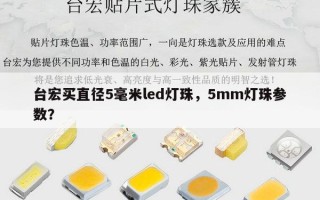 台宏买直径5毫米led灯珠，5mm灯珠参数？