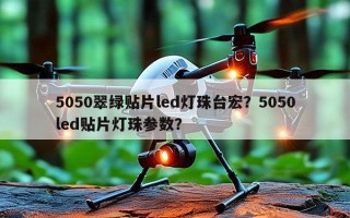 5050翠绿贴片led灯珠台宏？5050led贴片灯珠参数？