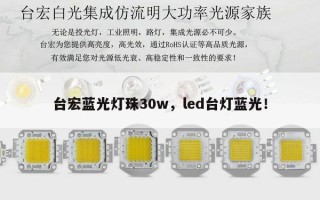 台宏蓝光灯珠30w，led台灯蓝光！