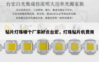 贴片灯珠哪个厂家好点台宏，灯珠贴片机费用