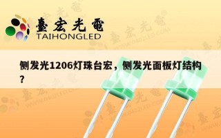 侧发光1206灯珠台宏，侧发光面板灯结构？