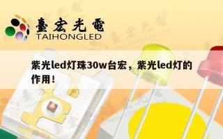 紫光led灯珠30w台宏，紫光led灯的作用！