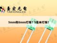 5mm和8mm灯珠？5毫米灯珠？