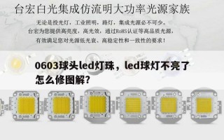 0603球头led灯珠，led球灯不亮了怎么修图解？