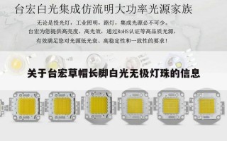 关于台宏草帽长脚白光无极灯珠的信息