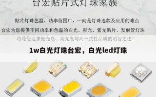 1w白光灯珠台宏，白光led灯珠