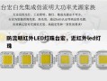 防流明红外LED灯珠台宏，近红外led灯珠