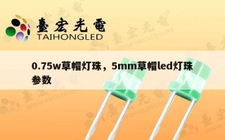 0.75w草帽灯珠，5mm草帽led灯珠参数