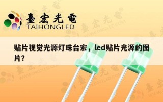 贴片视觉光源灯珠台宏，led贴片光源的图片？