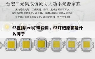 f3直插led灯珠费用，f3灯泡原装是什么牌子