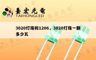 3020灯珠和1206，3020灯珠一颗多少瓦