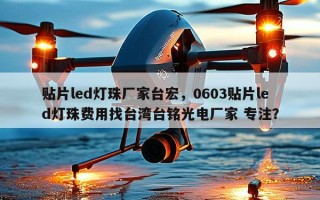 贴片led灯珠厂家台宏，0603贴片led灯珠费用找台湾台铭光电厂家 专注？