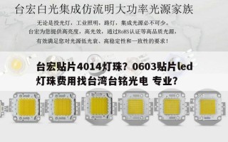 台宏贴片4014灯珠？0603贴片led灯珠费用找台湾台铭光电 专业？