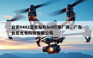台宏0402蓝光贴片led灯珠厂商，广东台宏光电科技有限公司