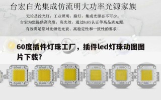 60度插件灯珠工厂，插件led灯珠动图图片下载？