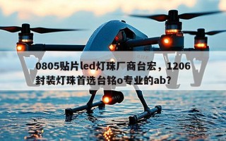 0805贴片led灯珠厂商台宏，1206封装灯珠首选台铭o专业的ab？