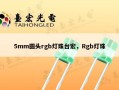 5mm圆头rgb灯珠台宏，Rgb灯珠