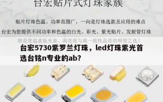 台宏5730紫罗兰灯珠，led灯珠紫光首选台铭n专业的ab？