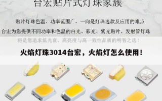 火焰灯珠3014台宏，火焰灯怎么使用！