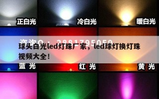 球头白光led灯珠厂家，led球灯换灯珠视频大全！