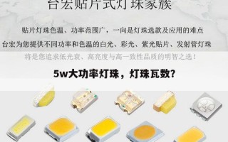 5w大功率灯珠，灯珠瓦数？