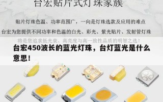台宏450波长的蓝光灯珠，台灯蓝光是什么意思！
