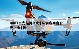 0402白光贴片led灯珠供应商台宏，白光led封装！