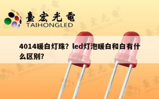 4014暖白灯珠？led灯泡暖白和白有什么区别？
