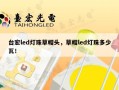 台宏led灯珠草帽头，草帽led灯珠多少瓦！