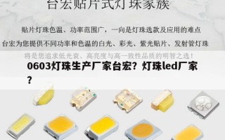 0603灯珠生产厂家台宏？灯珠led厂家？