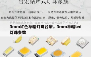 3mm红色草帽灯珠台宏，3mm草帽led灯珠参数