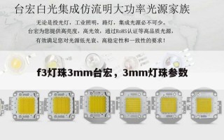 f3灯珠3mm台宏，3mm灯珠参数