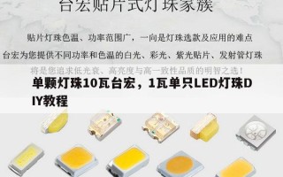 单颗灯珠10瓦台宏，1瓦单只LED灯珠DIY教程