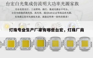 灯珠专业生产厂家有哪些台宏，灯珠厂商
