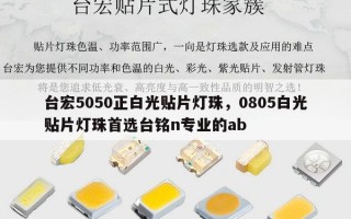 台宏5050正白光贴片灯珠，0805白光贴片灯珠首选台铭n专业的ab