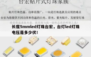 长度5mmled灯珠台宏，台灯led灯珠电压是多少伏！