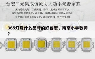 365灯珠什么品牌的好台宏，南京小学教师？