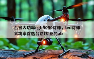 台宏大功率rgb5050灯珠，led灯珠大功率首选台铭l专业的ab