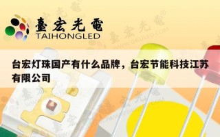 台宏灯珠国产有什么品牌，台宏节能科技江苏有限公司