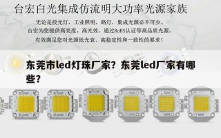 东莞市led灯珠厂家？东莞led厂家有哪些？