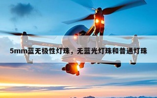 5mm蓝无极性灯珠，无蓝光灯珠和普通灯珠