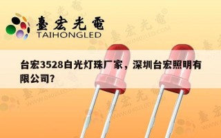 台宏3528白光灯珠厂家，深圳台宏照明有限公司？