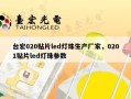 台宏020贴片led灯珠生产厂家，0201贴片led灯珠参数