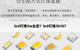 led灯珠5w台宏？led灯珠5630？